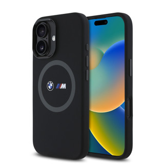 Imagen de FUNDA BMW IPHONE 16 MAGSAFE SILICONE BLACK 5169