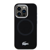 Imagen de FUNDA LACOSTE IPHONE 15 PRO MAGSAFE NEGRO Y PLATEADO 0130