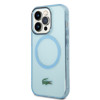 Imagen de FUNDA LACOSTE IPHONE 15 PRO MAX MAGSAFE CELESTE TRANSLUCIDO 4143