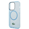 Imagen de FUNDA LACOSTE IPHONE 15 PRO MAX MAGSAFE CELESTE TRANSLUCIDO 4143