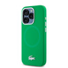 Imagen de FUNDA LACOSTE IPHONE 15 PRO MAGSAFE VERDE Y PLATEADO 0376