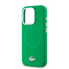 Imagen de FUNDA LACOSTE IPHONE 15 PRO MAGSAFE VERDE Y PLATEADO 0376