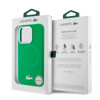 Imagen de FUNDA LACOSTE IPHONE 15 PRO MAGSAFE VERDE Y PLATEADO 0376