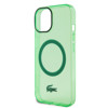 Imagen de LACOSTE IPHONE 15 PLUS TRANSPARENT CASE MAGSAFE GREEN 4204