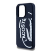 Imagen de FUNDA LACOSTE IPHONE 15 PRO MICROFIBER OVAL LOGO BLUE 7891