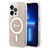 Imagen de FUNDA GUESS IPHONE 15 PRO MAGSAFE PINK RING GOLD 4680
