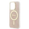 Imagen de FUNDA GUESS IPHONE 15 PRO MAGSAFE PINK RING GOLD 4680