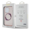 Imagen de FUNDA GUESS IPHONE 15 PRO MAGSAFE FLOWERS PINK 1447