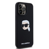 Imagen de FUNDA KARL LAGERFELD IPHONE 14 PRO MAX MAGSAFE SILICONE CASE HEAD BLACK 7118