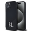 Imagen de KARL LAGERFELD IPHONE 15 MAGSAFE SILICONE CASE INITIAL LOGO BLACK 2922