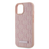 Imagen de FUNDA KARL LAGERFELD IPHONE 15 MAGSAFE GRAINED PU LEATHER CASE METAL LOGO PINK 3905