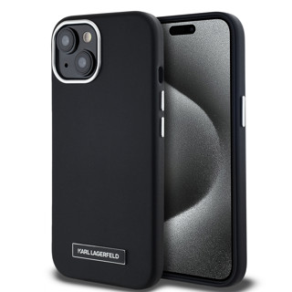 Imagen de KARL LAGERFELD IPHONE 15 MAGSAFE PU FULL WRAPPED BLACK 4889