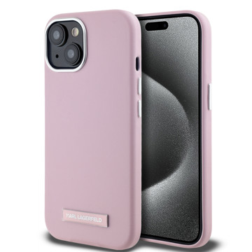Imagen de KARL LAGERFELD IPHONE 15 MAGSAFE PU FULL WRAPPED PINK 5305