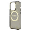 Imagen de FUNDA GUESS IPHONE 15 PRO MAGSAFE BLACK GOLD 6790