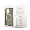 Imagen de FUNDA GUESS IPHONE 15 PRO MAGSAFE BLACK GOLD 6790