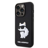 Imagen de FUNDA KARL LAGERFELD IPHONE 15 PRO MAX RUBBER CASE CHOUPETTE BLACK 1202