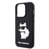 Imagen de FUNDA KARL LAGERFELD IPHONE 15 PRO MAX RUBBER CASE CHOUPETTE BLACK 1202