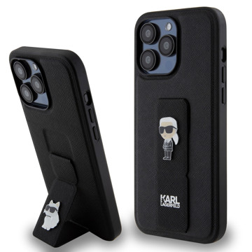 Imagen de FUNDA KARL LAGERFELD IPHONE 15 PRO MAX GRIP CHOUPETTE BLACK 7465