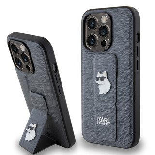 Imagen de KARL LAGERFELD IPHONE 15 PRO MAX GRIP CHOUPETTE SILVER 7601