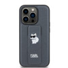 Imagen de KARL LAGERFELD IPHONE 15 PRO MAX GRIP CHOUPETTE SILVER 7601