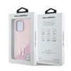 Imagen de FUNDA KARL LAGERFELD IPHONE 15 PRO MAX MAGSAFE SILICONE CASE INITIAL LOGO PINK 3097