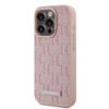 Imagen de KARL LAGERFELD IPHONE 15 PRO MAX MAGSAFE GRAINED PU LEATHER CASE METAL LOGO PINK 3936