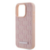 Imagen de KARL LAGERFELD IPHONE 15 PRO MAX MAGSAFE GRAINED PU LEATHER CASE METAL LOGO PINK 3936