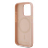 Imagen de KARL LAGERFELD IPHONE 15 PRO MAX MAGSAFE GRAINED PU LEATHER CASE METAL LOGO PINK 3936