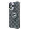 Imagen de KARL LAGERFELD IPHONE 15 PRO MAX MAGSAFE HEADS ON KL PATTERN BLACK 4916
