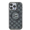 Imagen de FUNDA KARL LAGERFELD IPHONE 15 PRO MAX MAGSAFE HEADS ON KL PATTERN BLACK 4916