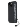 Imagen de FUNDA KARL LAGERFELD IPHONE 15 RHINESTONE LOGO BLACK 7965
