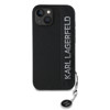 Imagen de FUNDA KARL LAGERFELD IPHONE 15 RHINESTONE LOGO BLACK 7965