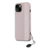 Imagen de FUNDA KARL LAGERFELD IPHONE 15 RHINESTONE LOGO PINK 8108