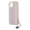 Imagen de FUNDA KARL LAGERFELD IPHONE 15 RHINESTONE LOGO PINK 8108