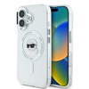 Imagen de KARL LAGERFELD IPHONE 16 MAGSAFE IML CASE METAL CAMERA FRAME AND BUTTONS KARL HEAD PRINTED LOGO WHITE 8048