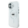 Imagen de KARL LAGERFELD IPHONE 16 MAGSAFE IML CASE METAL CAMERA FRAME AND BUTTONS KARL HEAD PRINTED LOGO WHITE 8048