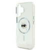 Imagen de KARL LAGERFELD IPHONE 16 MAGSAFE IML CASE METAL CAMERA FRAME AND BUTTONS KARL HEAD PRINTED LOGO WHITE 8048