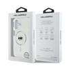 Imagen de KARL LAGERFELD IPHONE 16 MAGSAFE IML CASE METAL CAMERA FRAME AND BUTTONS KARL HEAD PRINTED LOGO WHITE 8048