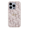 Imagen de GUESS IPHONE 15 PRO GRIP GCUBE SCRIPT LOGO PINK 8299
