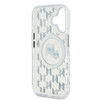 Imagen de FUNDA KARL LAGERFELD IPHONE 16 MAGSAFE KARL AND CHOUPETTE HEADS ON KL PATTERN CLEAR 8482