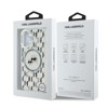 Imagen de FUNDA KARL LAGERFELD IPHONE 16 MAGSAFE KARL AND CHOUPETTE HEADS ON KL PATTERN CLEAR 8482