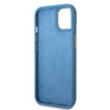 Imagen de GUESS IPHONE 14 SCRIPT BLUE METAL BORDER GOLD 5287