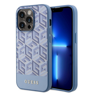 Imagen de FUNDA GUESS IPHONE 14 PRO MAX MAGSAFE CUBE BLUE 6179