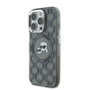 Imagen de FUNDA KARL LAGERFELD IPHONE 16 PRO KARL AND CHOUPETTE HEADS ON KL PATTERN BLACK 8383
