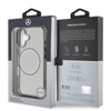 Imagen de FUNDA MERCEDES BENZ IPHONE 16 MAGSAFE BLACK RING - CLEAR 6043