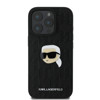 Imagen de FUNDA KARL LAGERFELD IPHONE 16 PRO MONOGRAM PU LEATHER CASE WITH PIN LOGO KARL HEAD 9563