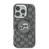 Imagen de KARL LAGERFELD IPHONE 16 PRO MAX KARL AND CHOUPETTE HEADS ON KL PATTERN BLACK 8390