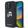Imagen de KARL LAGERFELD IPHONE 16 PRO MAX MONOGRAM PU LEATHER CASE WITH PIN LOGO KARL & CHOUPETTE HEADS 9396