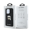 Imagen de KARL LAGERFERLD IPHONE 16 PRO MAX MONOGRAM PU LEATHER CASE WITH PIN LOGO KARL HEAD 9570