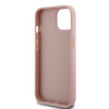 Imagen de GUESS IPHONE 15 LEATHER CROCO CASE METAL TRIANGLE LOGO PINK 2260